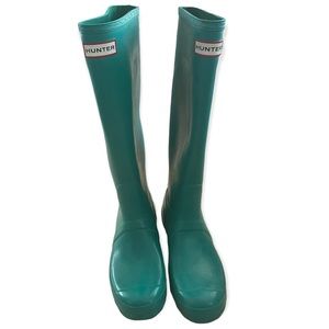 Teal Hunter Tall Boots